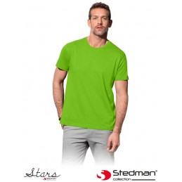 Koszula-z-krótkim-rękawem-wykonana-z-bawełny - ST2000-zielony-kiwi