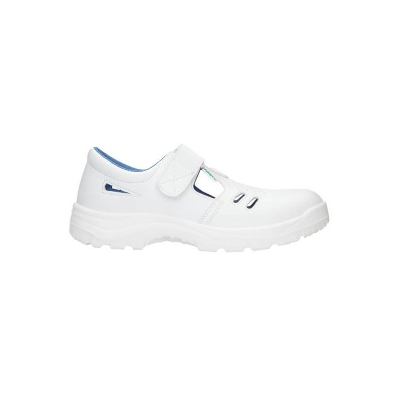 Sandały-bezpieczne-białe-wykonane-z-mikrofibry-ze-stalowym-podnoskiem-ochronnym - ARDON-VOG-S1-SRC