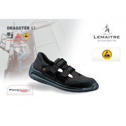 Komfortowe-sandały-robocze-wykonane-ze-skóry-nubukowej-ze-stalowym-podnoskiem-i-ochroną-ESD - Lemaitre-DRAGSTER-S1-SRC-ESD