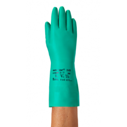 Rękawice-chemoodporne-wykonane-z-syntetycznego-kauczuku-nitrylowego-wewnątrz-wyściółka-bawełniana - AlphaTec®-Solvent®-3