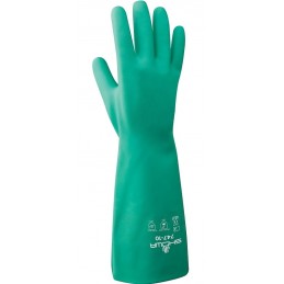 Rękawice-ochronne-wykonane-z-kauczuku-nitrylowego-przedłużony-mankiet-teksturowana-powierzchnia-chwytna - SHOWA-747