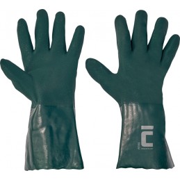 Rękawice-ochronne-powlekane-zielonym-PVC -PETREL
