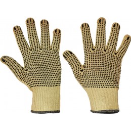Rękawice-wykonane-z-przędzy-kevlarowej-chronią-przed-przecięciem-nakropione-obustronnie-PVC - CHIFFCHAFF