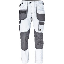 Męskie-spodnie-ochronne-do-pasa-z-innowacyjnej-tkaniny-Trifibetex - DAYBORO-biały