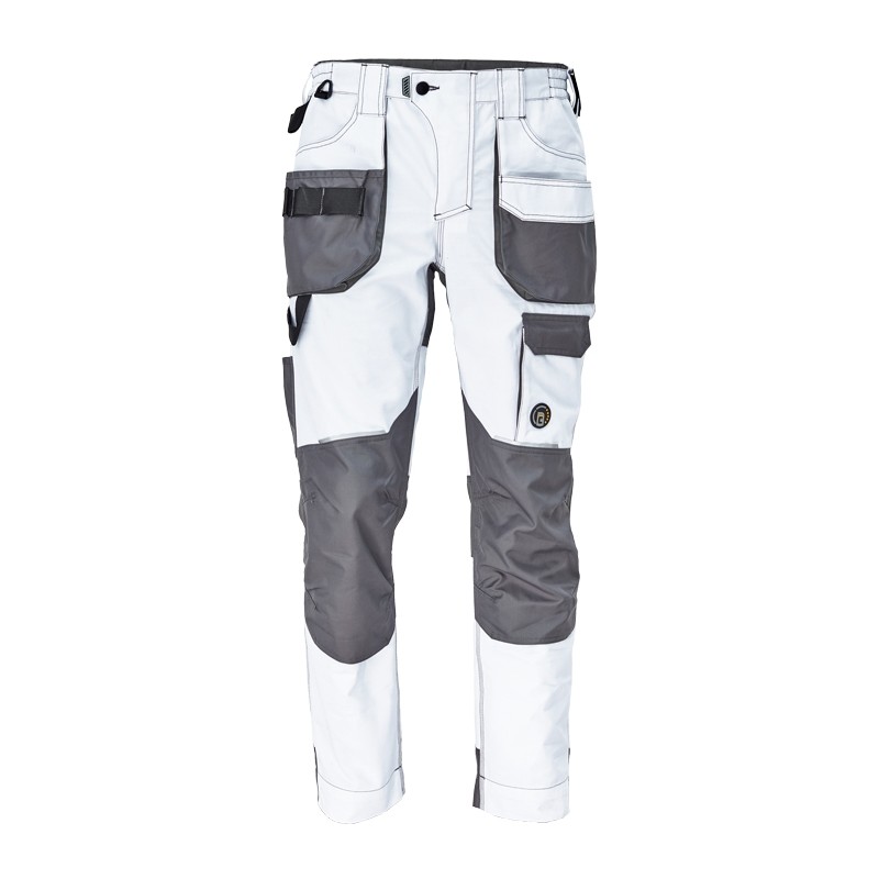 Męskie-spodnie-ochronne-do-pasa-z-innowacyjnej-tkaniny-Trifibetex - DAYBORO-biały