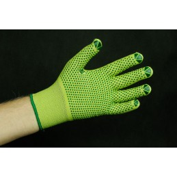 Rękawice-robocze-dziane-nakrapiane-pvc-przeciwprzecięciowe - JS-GLOVES-ROC3V
